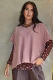 Bobby Mesh Layering Top Sana Leopard Aubergine